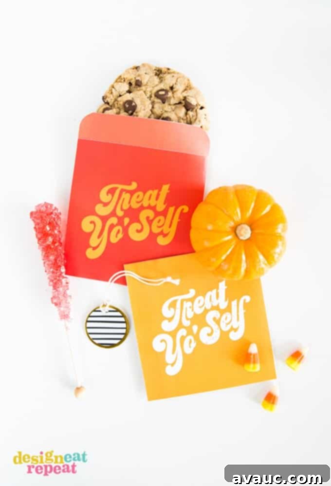DIY Printable Goodie Bags 5 Treat Yo'Self Printable Treat Bags!