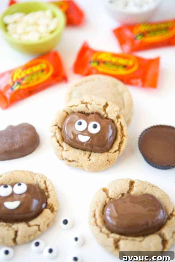 Reeses' Fall Favorite Peanut Butter Pumpkin Cookies 2 Reeses Pumpkin Peanut Butter Cookies!