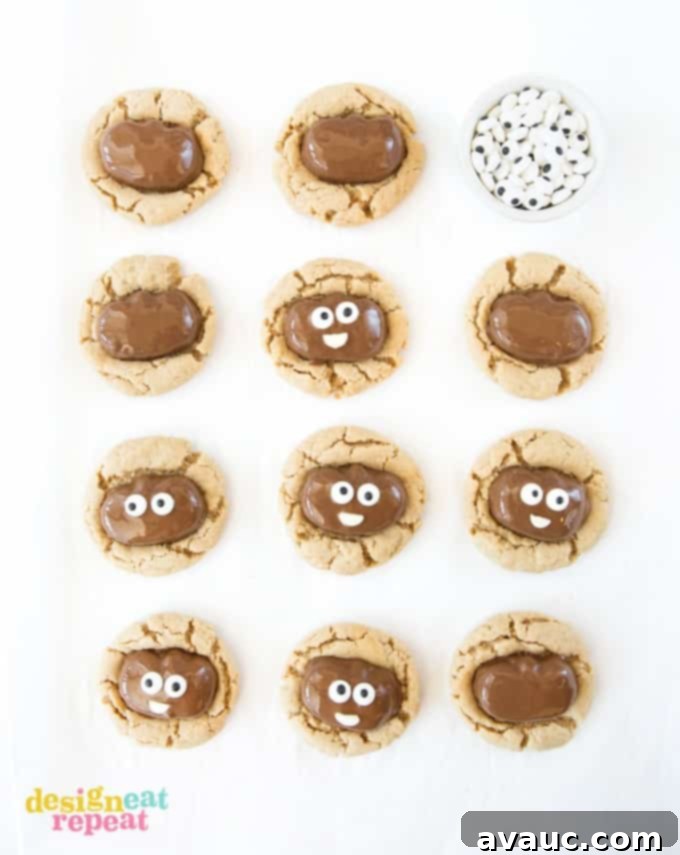 Reeses' Fall Favorite Peanut Butter Pumpkin Cookies 4 Reeses Pumpkin Peanut Butter Cookies!