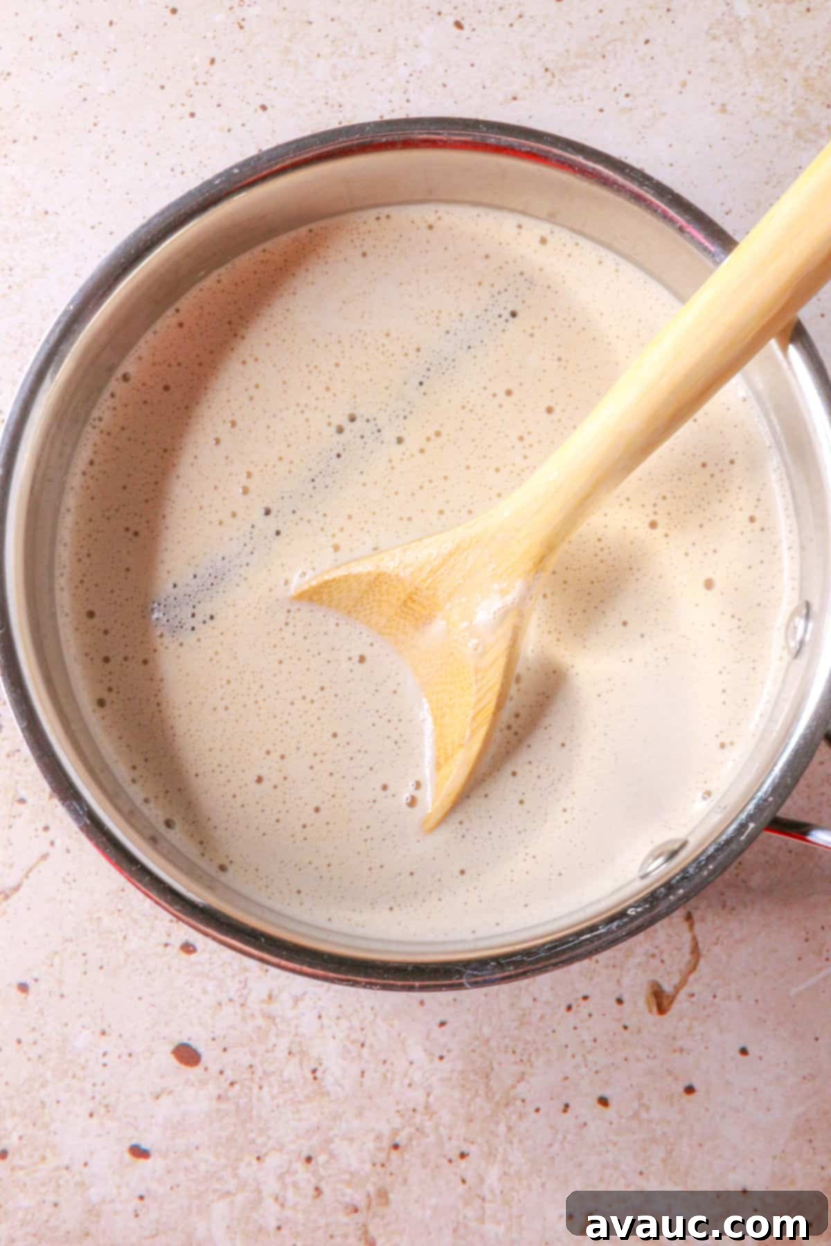Dairy-Free Atole de Nuez 7 Pot with milk and pecan mixture for atole de nuez