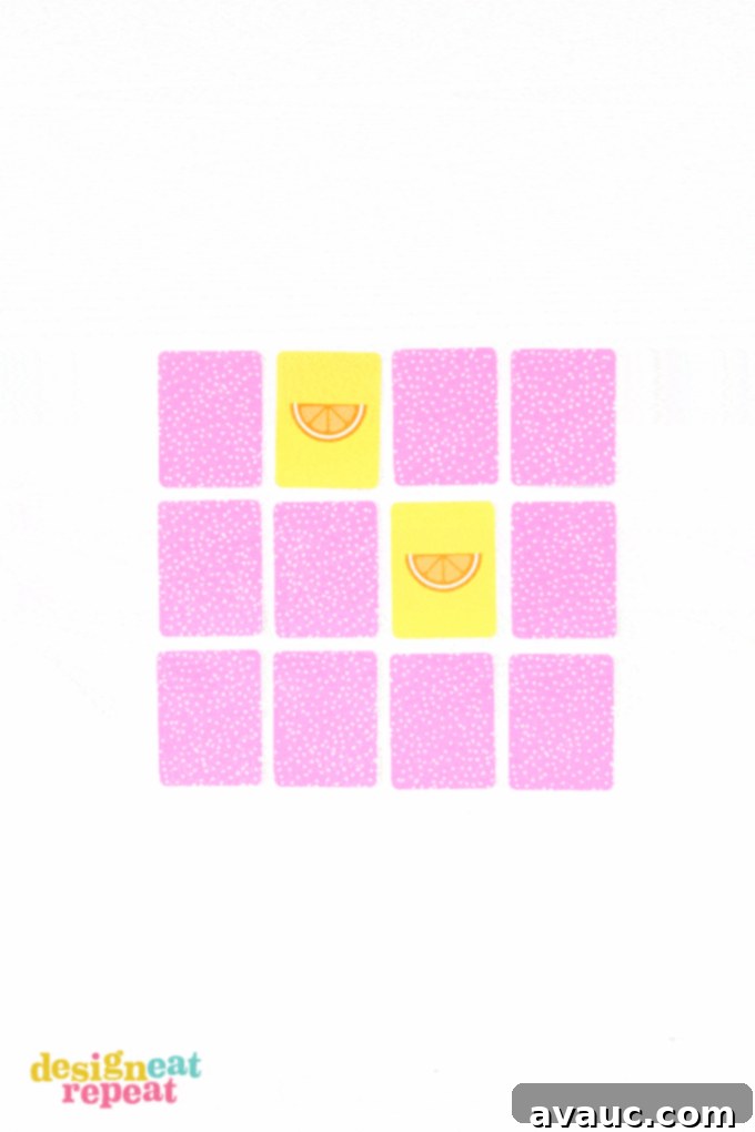 Print and Play Fruit Slice Memory Game 8 This adorable FREE printable fruit inspired memory game is a perfect way to keep the kiddos busy during the summer months!