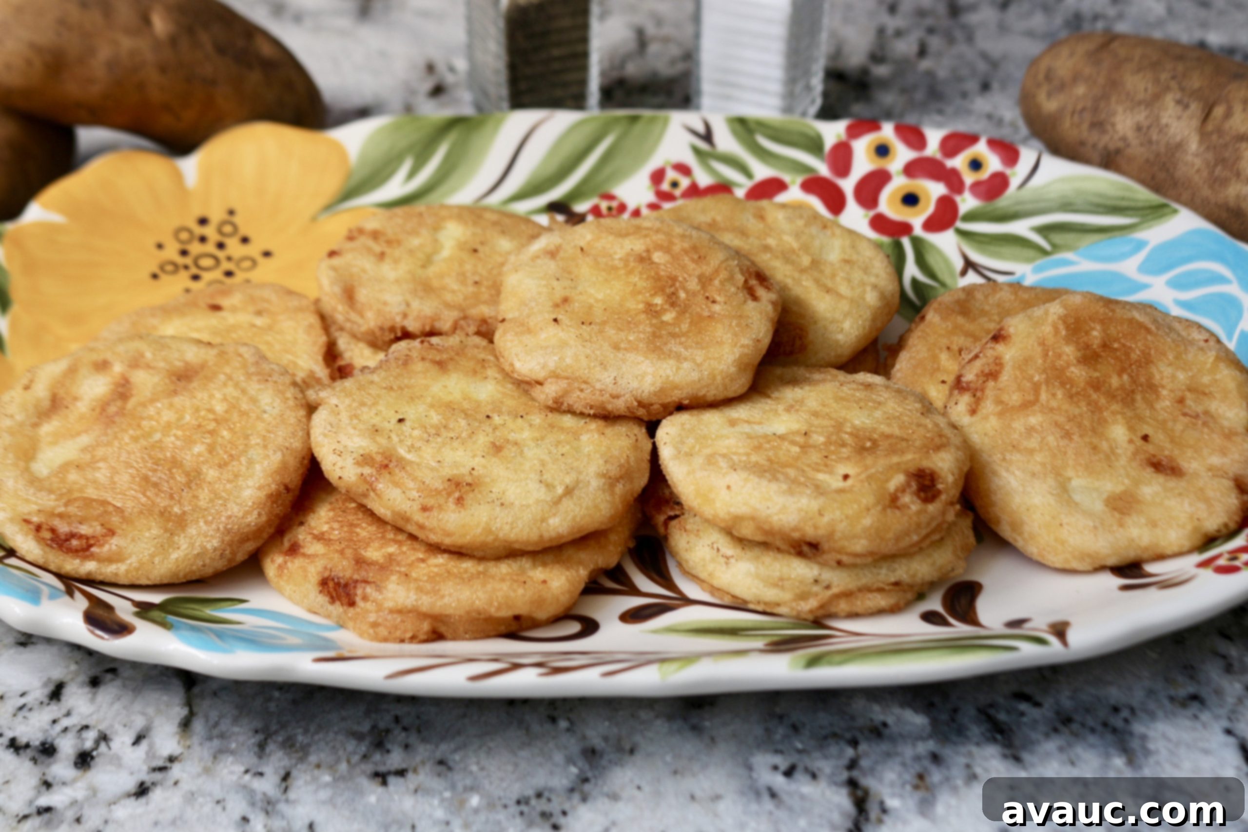 Potato patties on paper towels #potatopatties