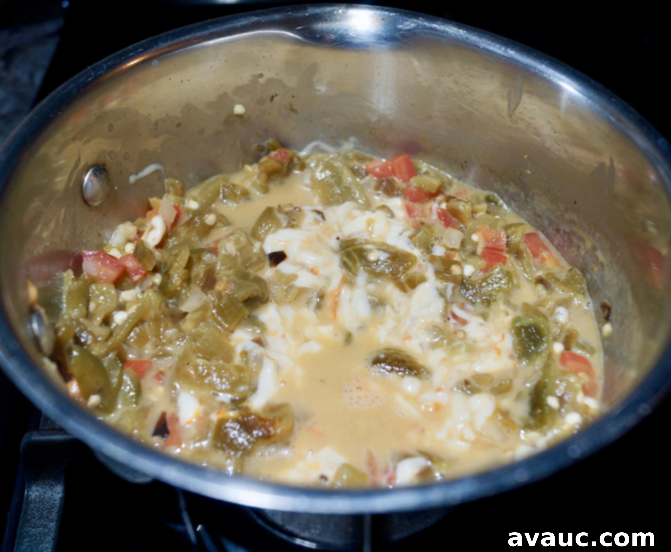 Chile verde con queso #chileverdeconqueso #greenchilewithcheese