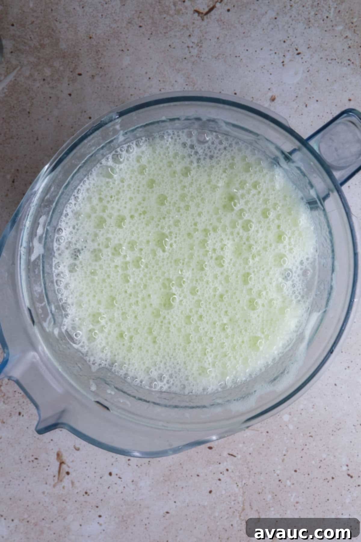 Honeydew Mint Agua Fresca 6 Blended honeydew agua fresca