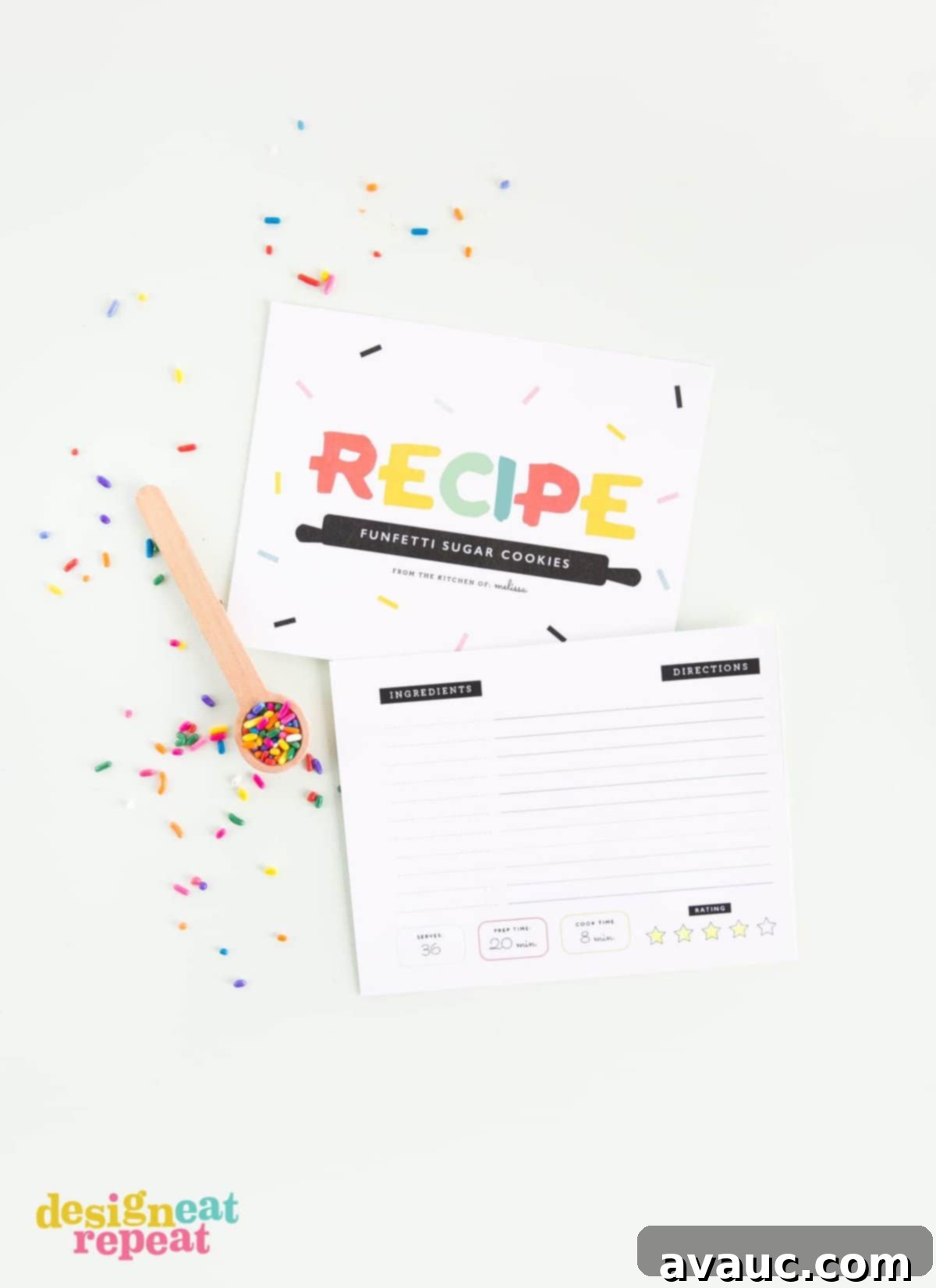 Free Printable Recipe Cards Perfect for Gifting 2 Download these free printable recipe cards and relive the pre-internet nostalgia of hand-writing and exchanging cherished recipes with friends & family. Perfect for organizing your kitchen or gifting to loved ones!