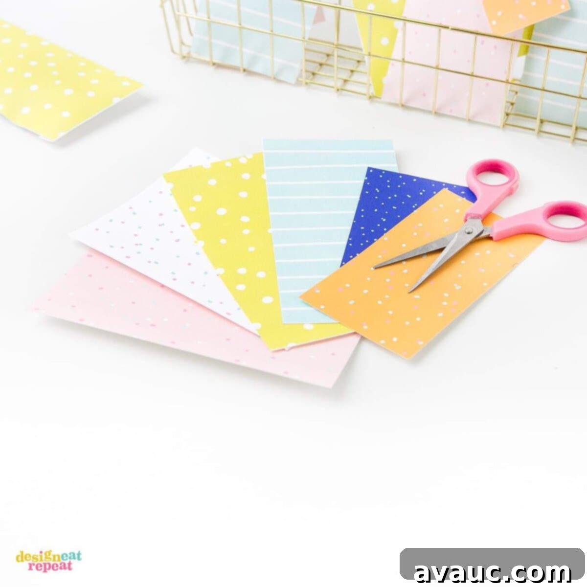 Download these fun & colorful printable birthday gift tags and attach them to treat bags for an easy party favor idea!