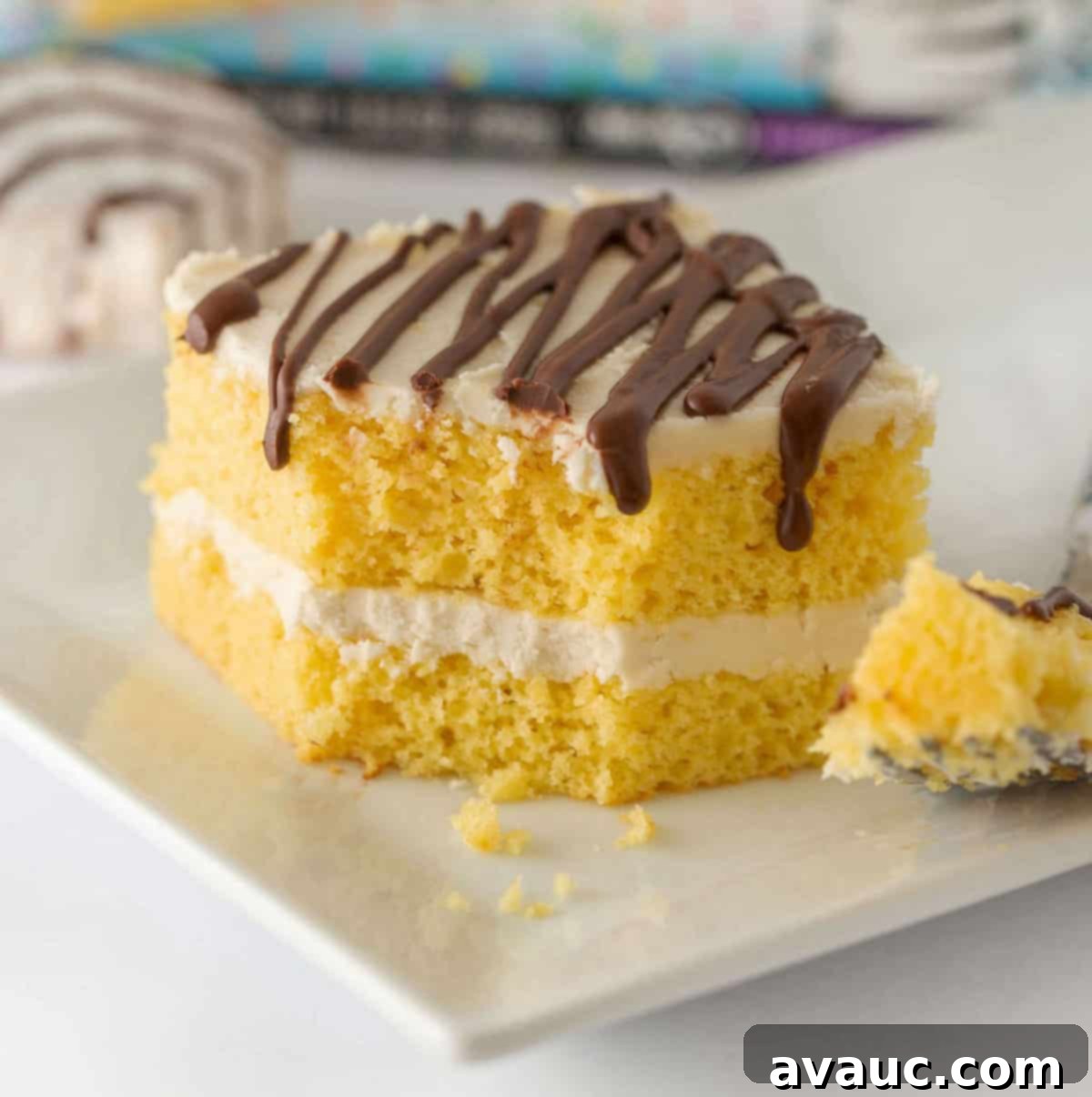9x13 Zebra Cake, an easy sheet cake version of a classic treat
