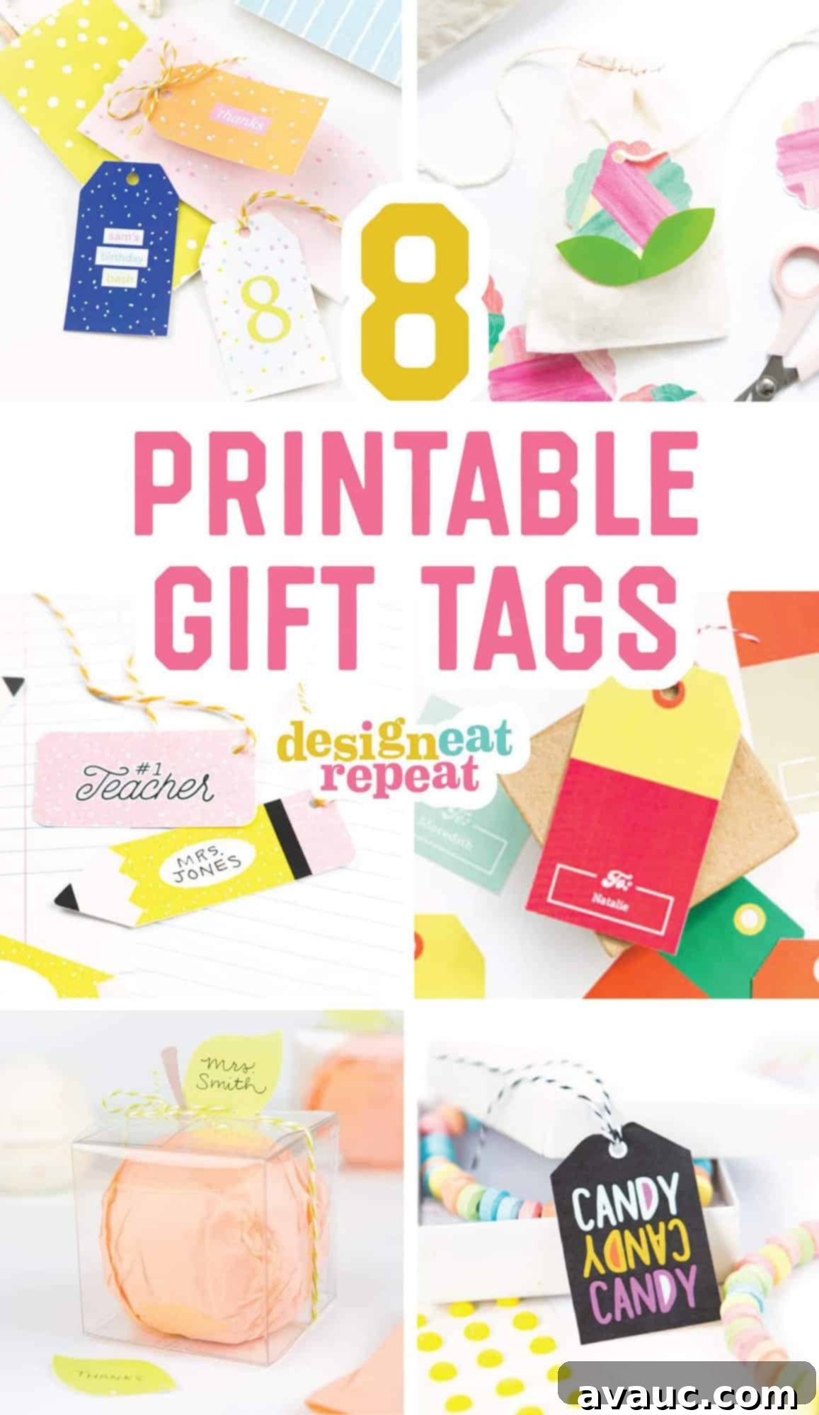 Wrap Gifts with Style: 8 Free Printable Tags 2 Discover a wide array of free printable gift tags for every occasion, from birthdays to teacher appreciation. Easily personalize and print at home!