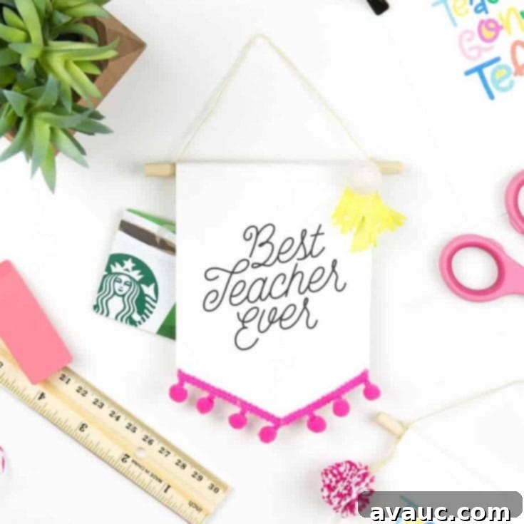 Teacher Gift Card Holders That Transform Into Banner Decor 9 How To Make Teacher Gift Card Holders that Double As Banner Decor!