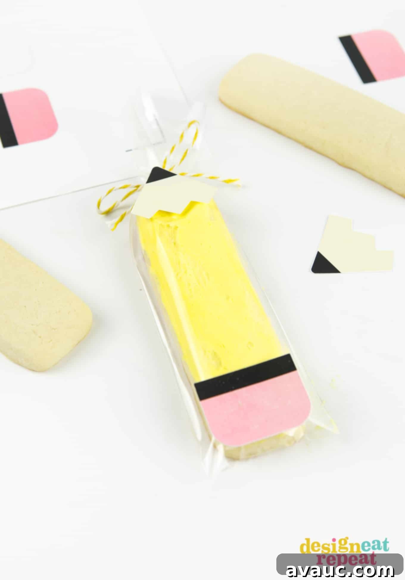 DIY paper straw pencil pouches with a 'You're one in a melon!' printable tag.
