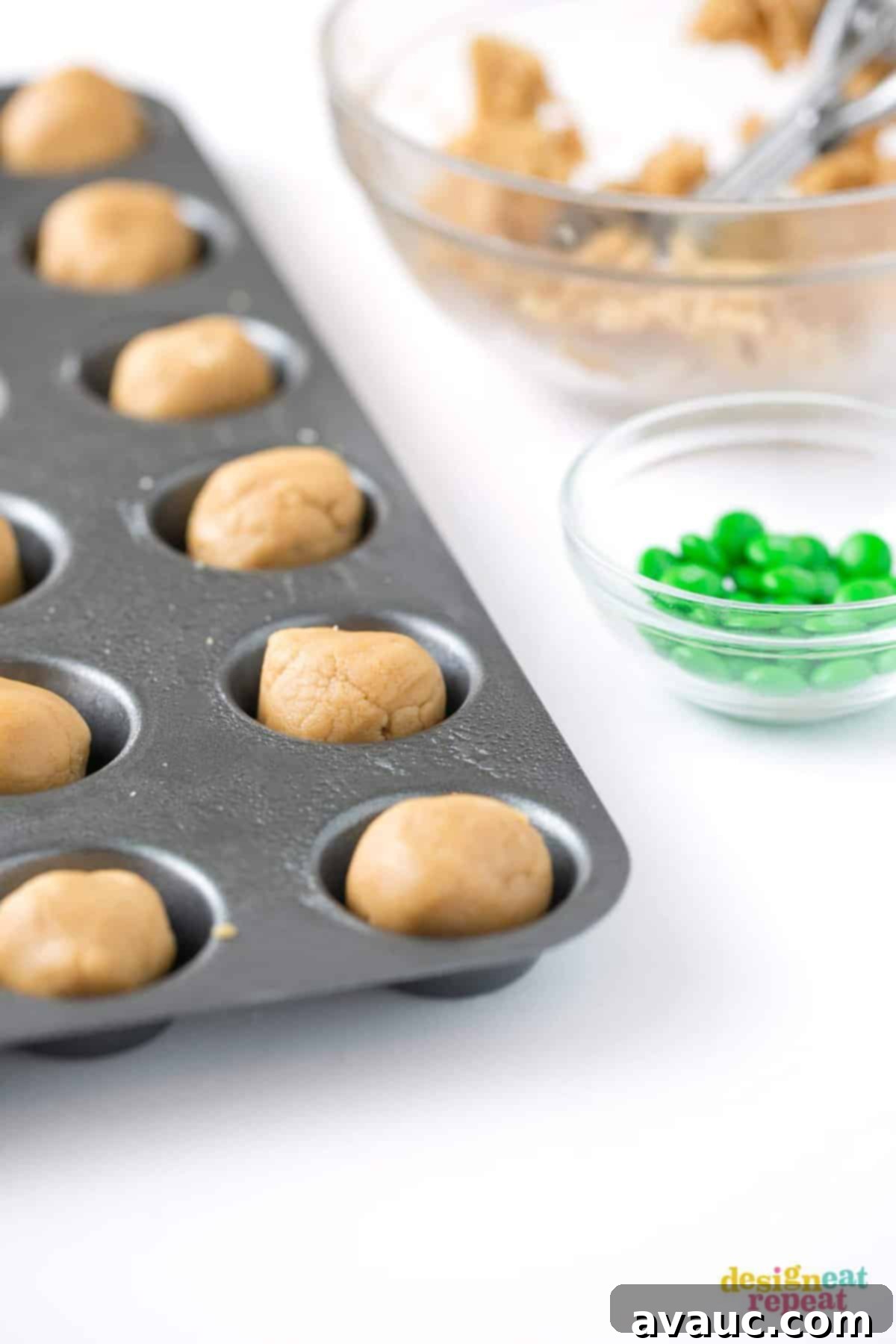 Spooktacular Peanut Butter Cup Eyeballs 5 Mini muffin tin for baking cookies