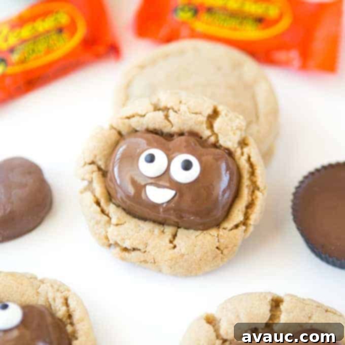 Reeses Pumpkin Peanut Butter Cookies!