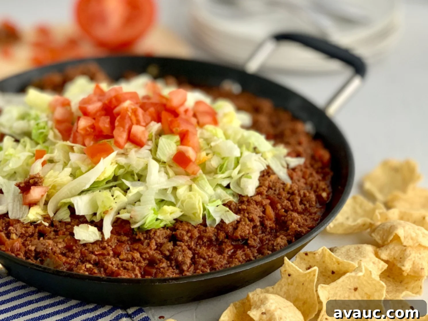 Easy Gluten Dairy Free One Pan Taco Skillet 5 img 1675 10
