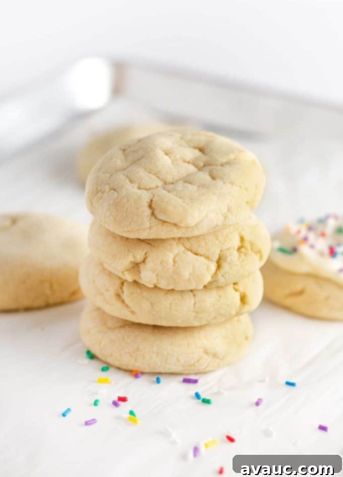 Ingredients for No Roll Sugar Cookies