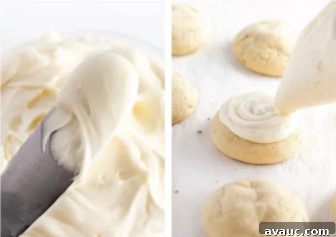 Frosted No Roll Sugar Cookie