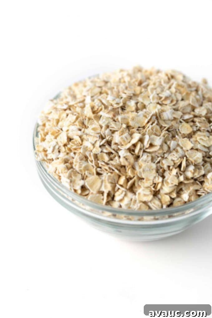 Bowl of quick oats