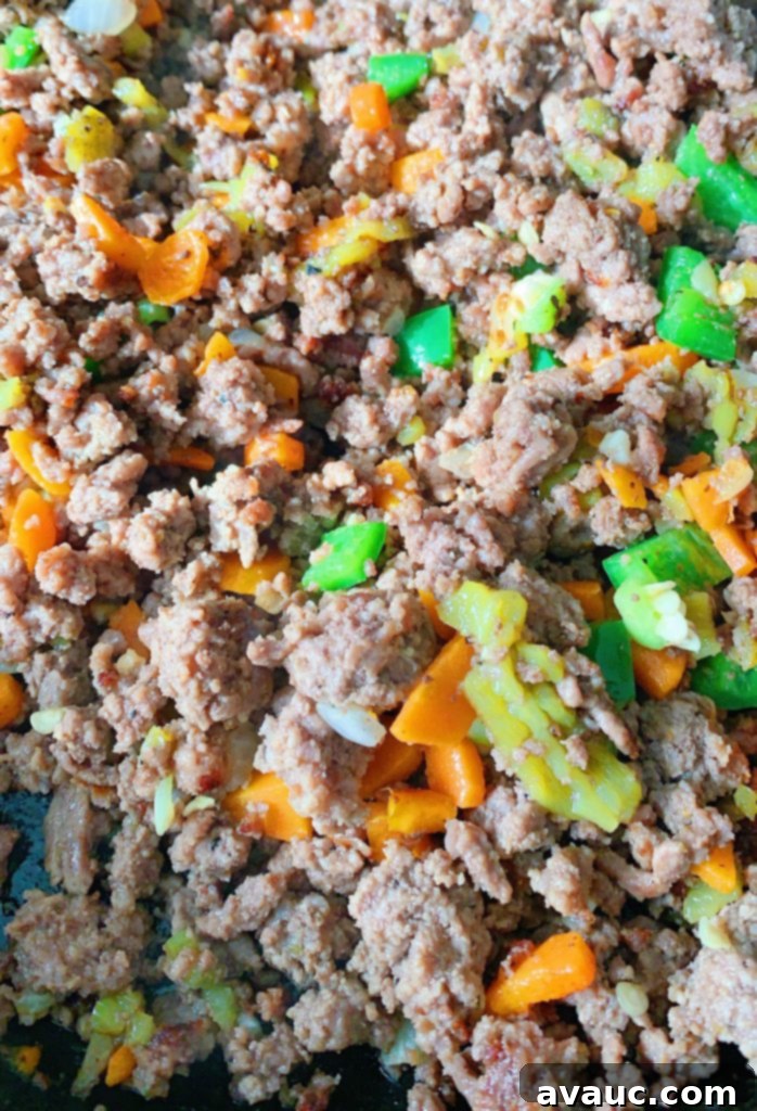 Meat mixture for pastel de papa filling #shepherdspie #pasteldepapa