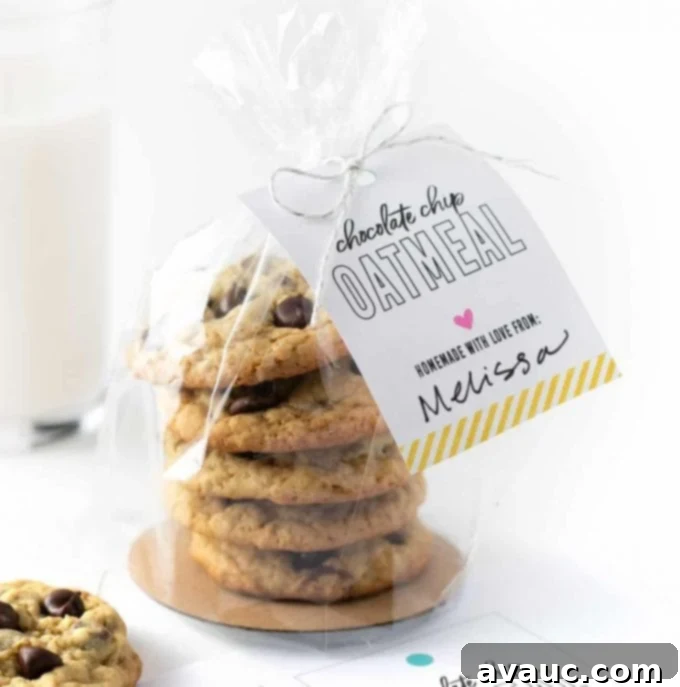 Clever Back to School Teacher Gifts Under Ten Bucks 11 Cookie treat bags with colorful printable gift tags.