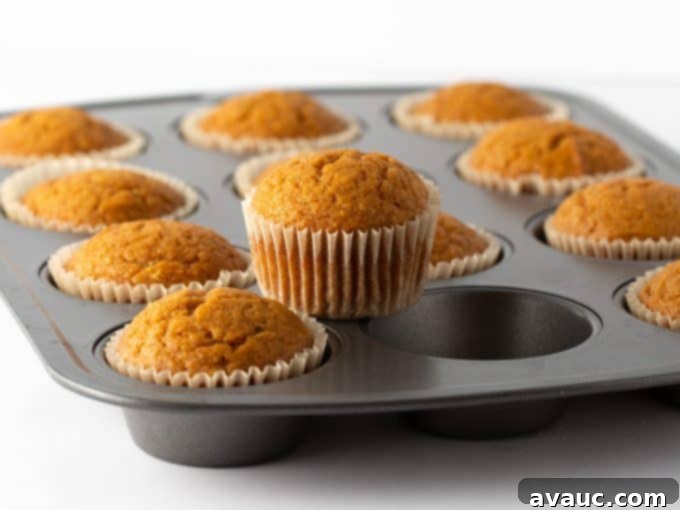 Several pumpkin cupcakes decorated with sprinkles and fall-themed toppers.