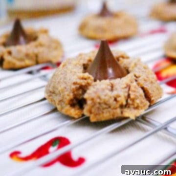 Almond Butter Blossom Cookies on a white tablecloth