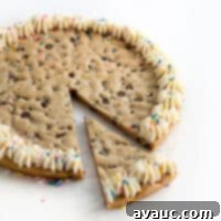 Homemade Chewy Cookie Cake