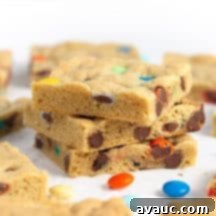 Colorful Chewy M and M Cookie Bars 12 Chewy M&M Cookie Bars