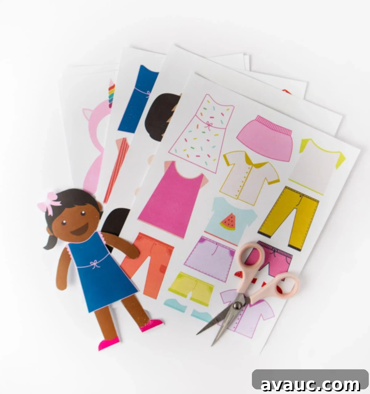 Printable Paper Dolls, Clothes, and Accessories
