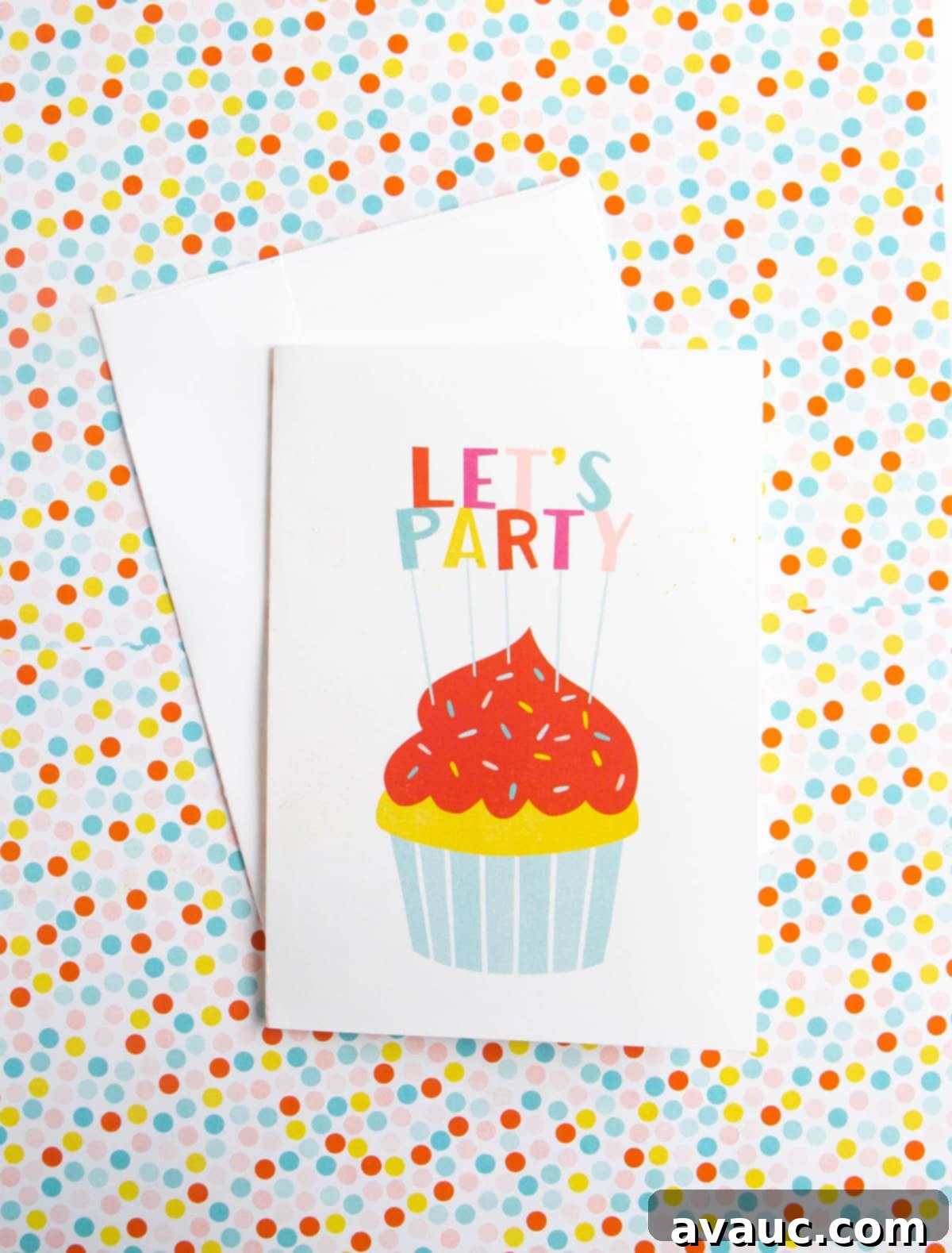 Sweetest Printable Birthday Treat 2 Free printable birthday card featuring a happy cupcake with sprinkles and candles, ready to celebrate