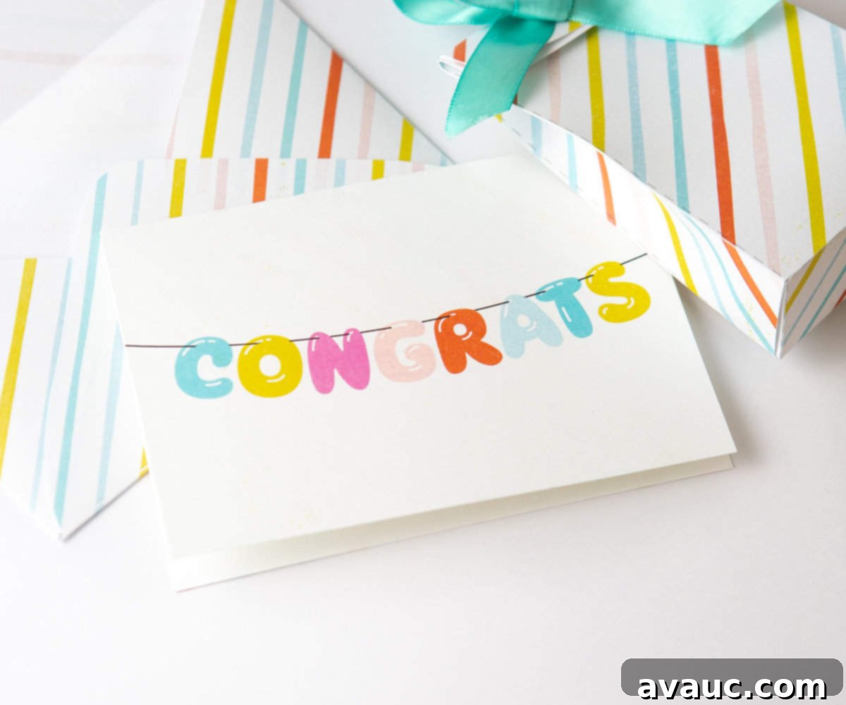 A stack of finished free printable congratulations baby cards with various messages written inside, ready for different occasions.