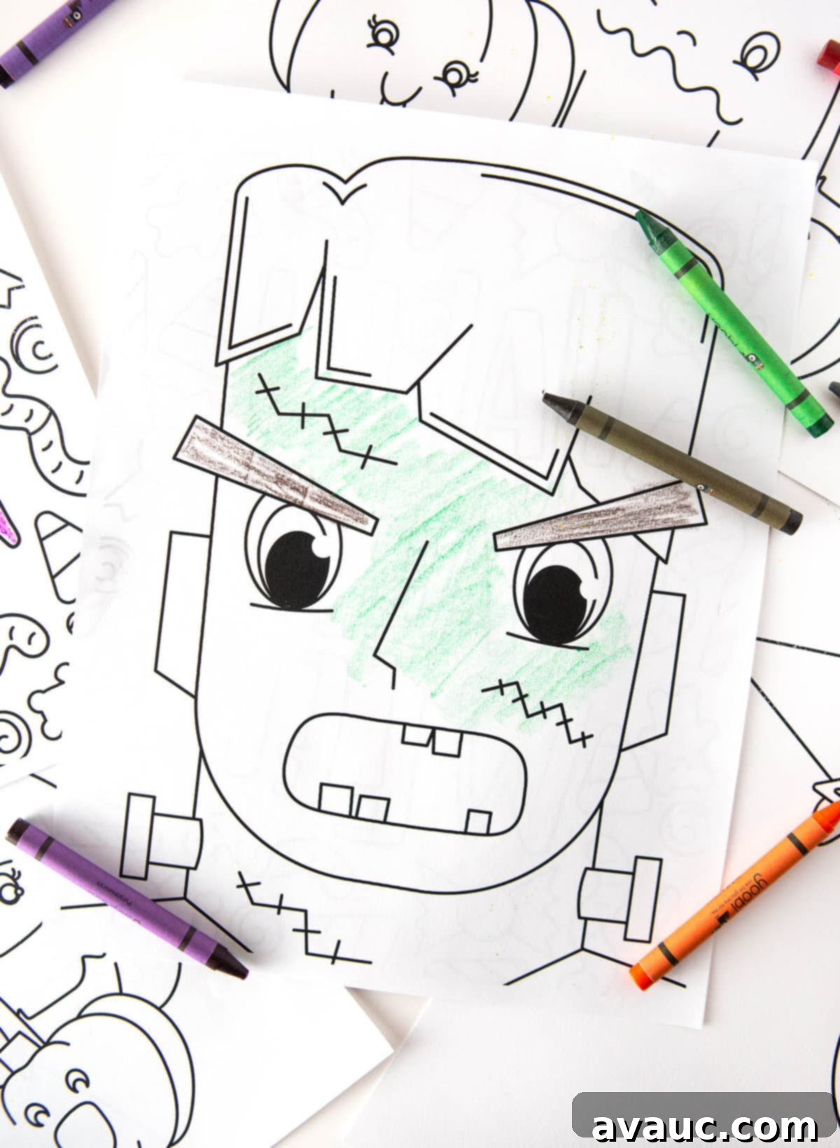Free Spooktacular Halloween Coloring Pages 3 Cute Frankenstein FREE Halloween Coloring Pages