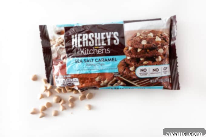 Irresistible Homemade Star Crunch Cookies 4 Bag of Hershey's Sea Salt Caramel Baking Chips