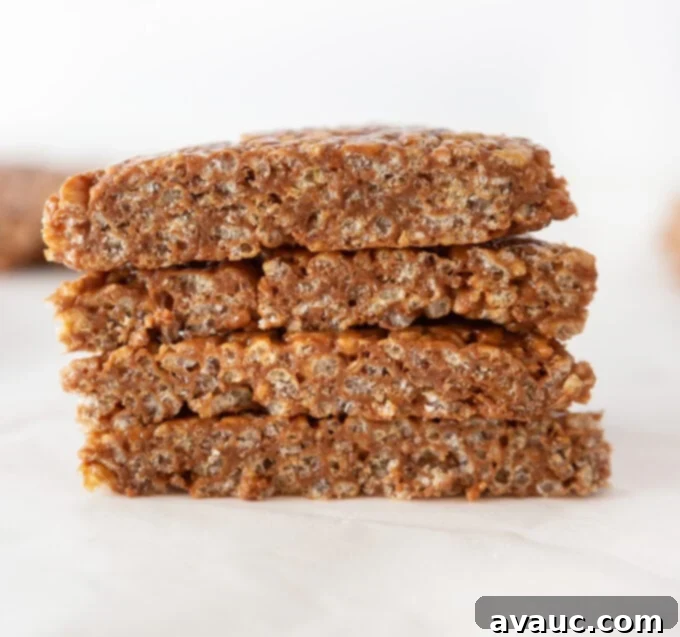 Irresistible Homemade Star Crunch Cookies 9 Stack of homemade little debbie star crunch sliced down the middle to show texture