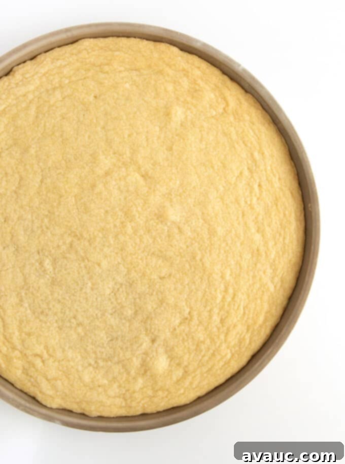 round sugar cookie cake in pan