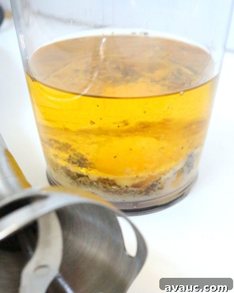 Immersion blender to make homemade ranch