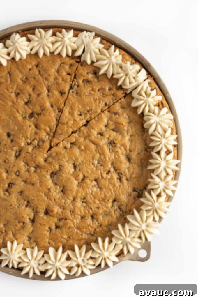 Unbelievably Chewy Gluten-Free Cookie Cake 2 chewy gluten free cookie cake