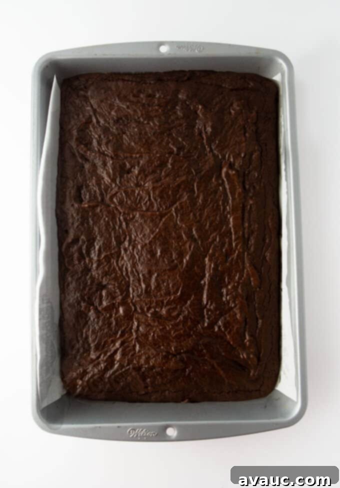 Cosmic brownies baking in the oven