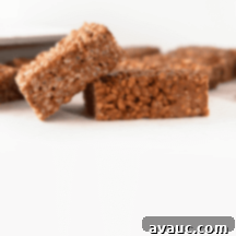 Easy 5-Ingredient Star Crunch Bars 5 A beautifully composed image of the finished Star Crunch Bars, cut into perfect squares, ready to be devoured.