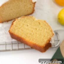 Starbucks-Inspired Lemon Loaf 13 The finished Copycat Starbucks Lemon Loaf, beautifully glazed and ready to be enjoyed.