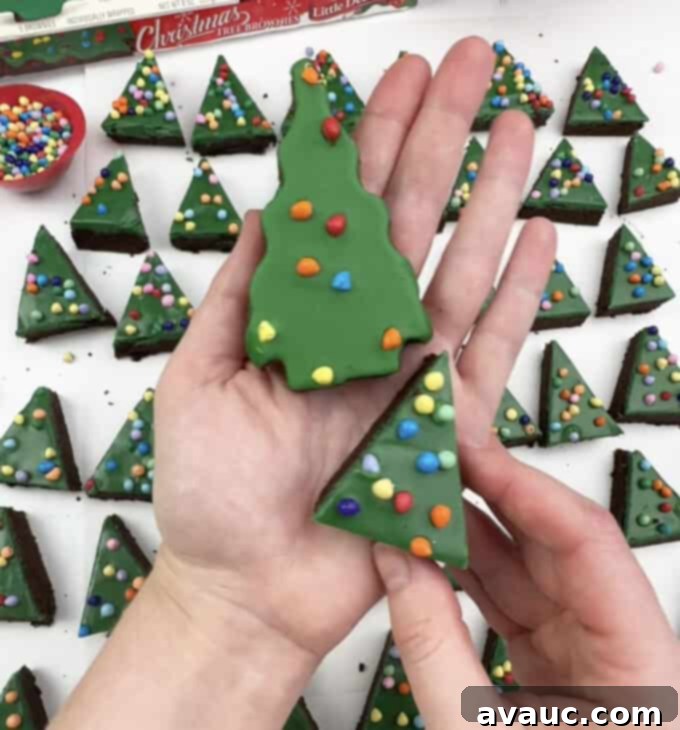 Celestial Christmas Brownie Trees 10 cosmic brownie trees