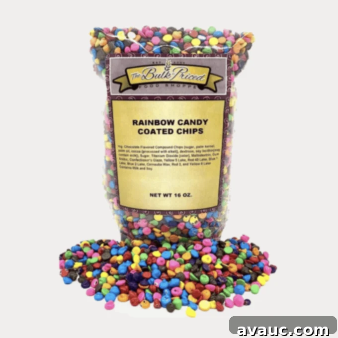 Fudgy Cosmic Brownie Cookies 5 bag of rainbow chip sprinkles