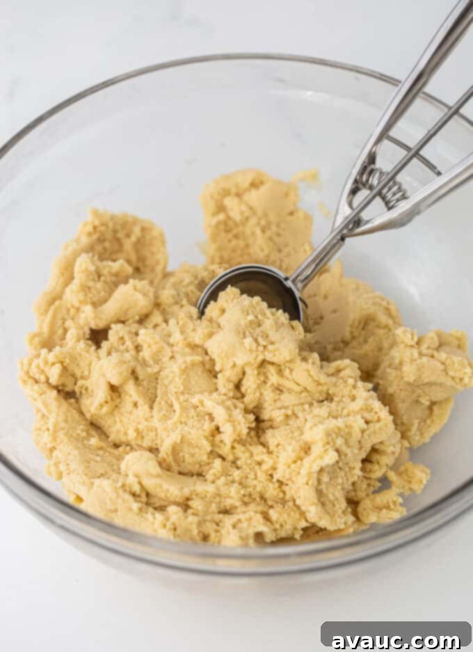 Bite-Sized Sugar Cookies 5 bowl of sugar cookie dough