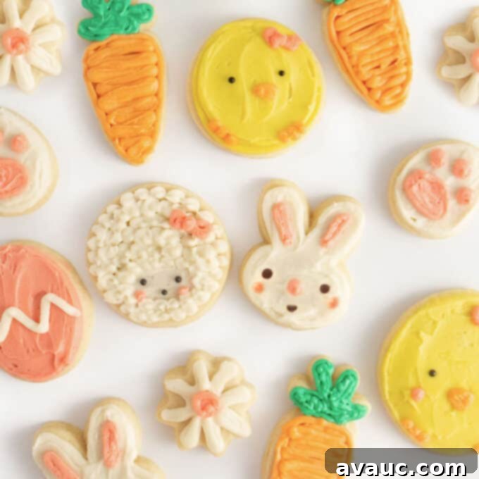 easy easter sugar cookie decorating ideas