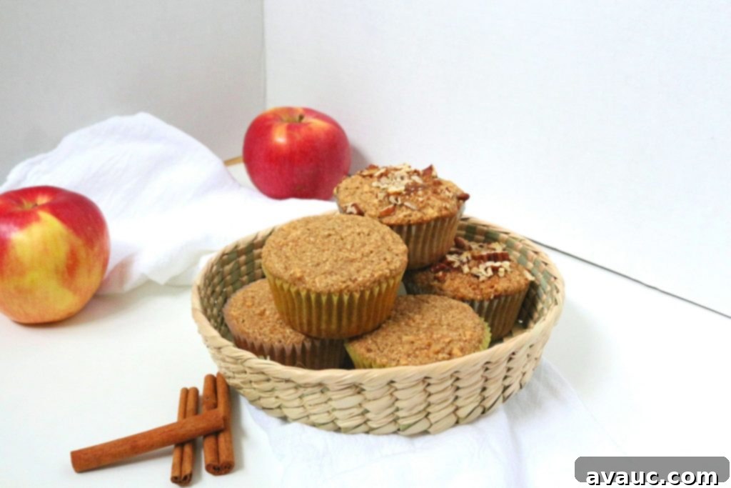 Gluten Free Apple Oat Muffins #glutenfreeapplemuffins #appleoatmuffins