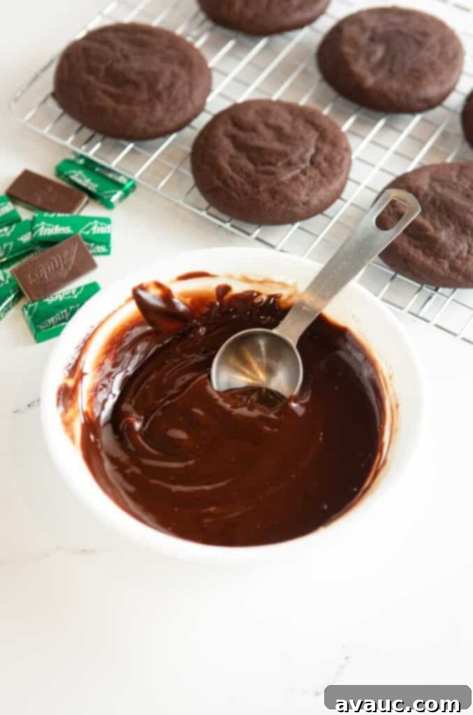 bowl of final chocolate ganache