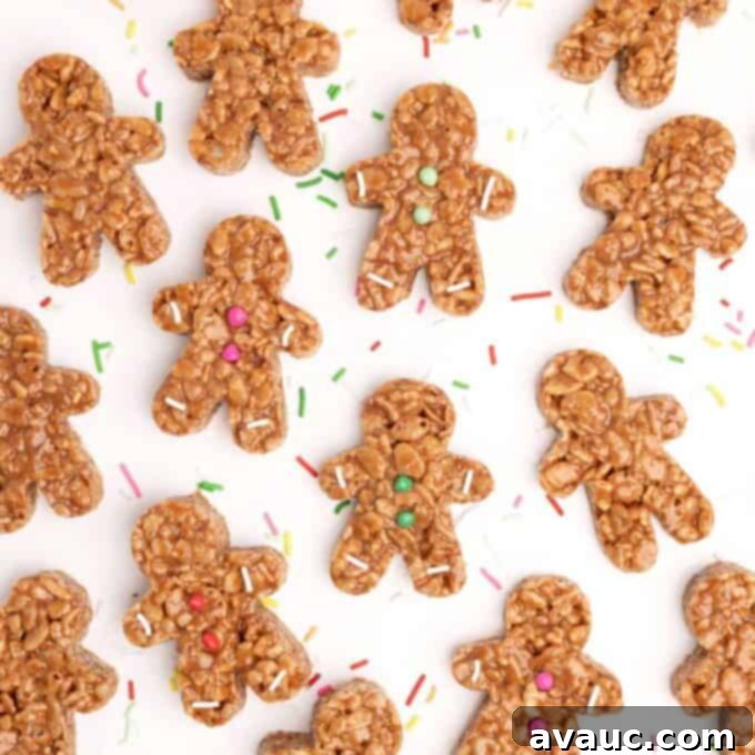 Little Debbie Festive Treats Collection 5 Gingerbread man shaped chocolate caramel rice krispy treats, a homemade version of Little Debbie Star Crunch.