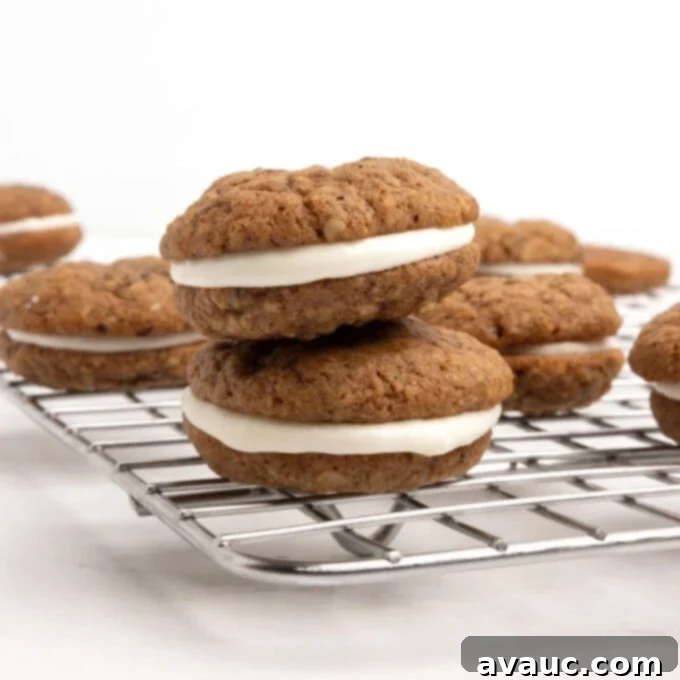 Little Debbie Festive Treats Collection 6 Mini homemade oatmeal creme pies, soft and chewy cookies with creamy filling, perfect for holiday trays.