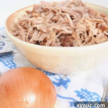 Crispy Golden Carnitas 7 Everyday Shredded Pork (Instant Pot and Slow Cooker) #shreddedpork #instantpotshreddedpork #slowcookershreddedpork