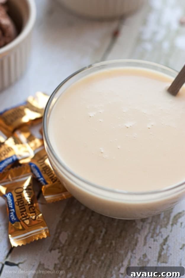Sugar-free Werther's Caramel Ice Cream Sauce