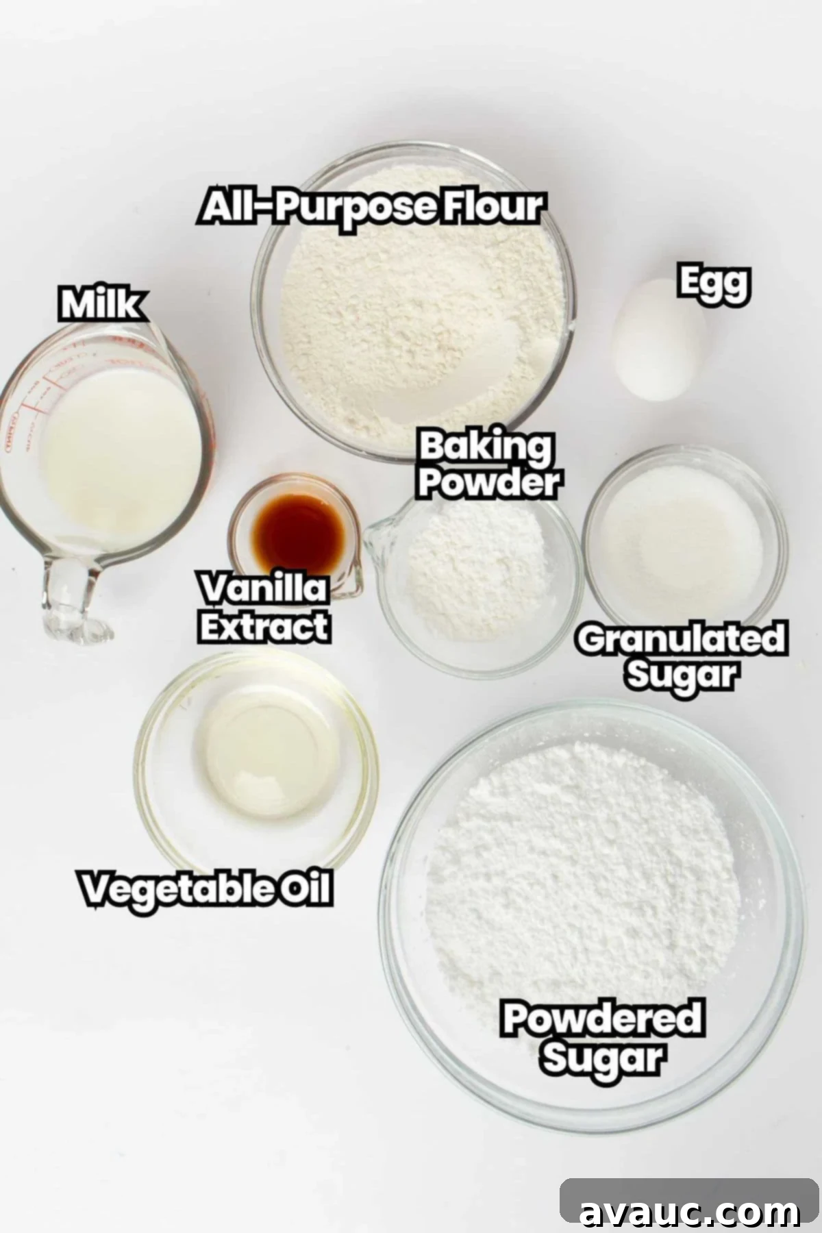 Simple Homemade Funnel Cakes 4 ingredients for easy funnel cakes