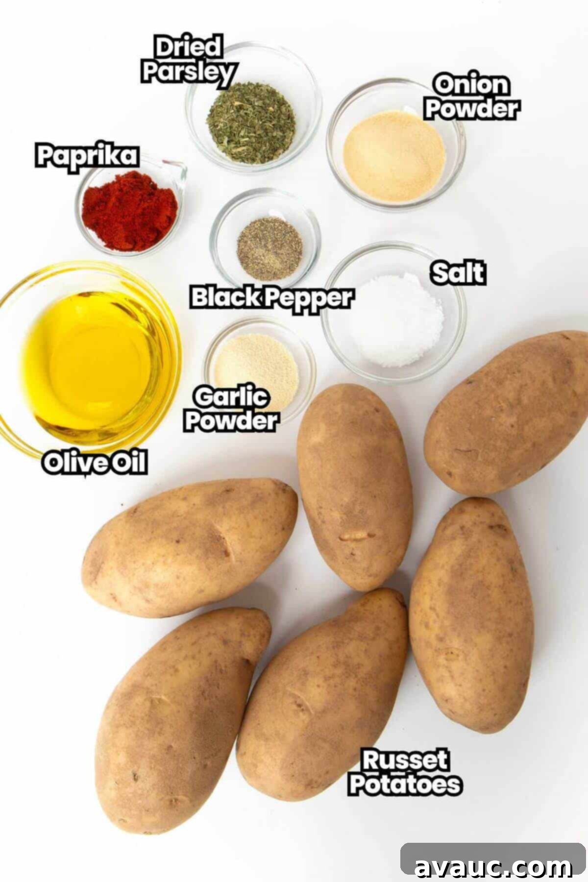 ingredients for breakfast potatoes